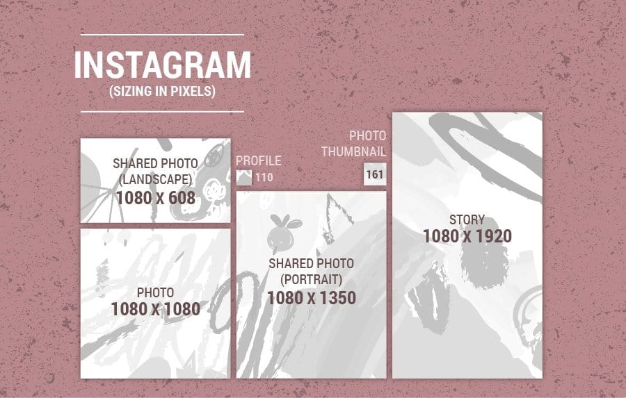 social media instagram graphic dimensions