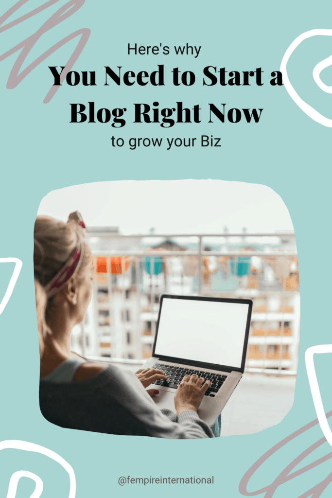 How to grow your business with blogging Pin