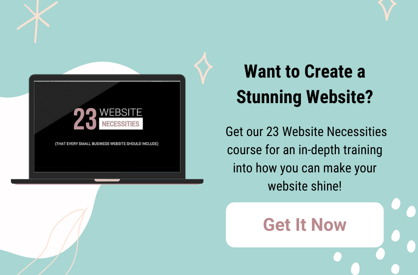 23 Website Necessities Course Promo