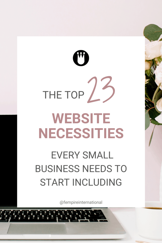 The Top 23 Website Necessities Every Small Business Needs to Start Including Pin