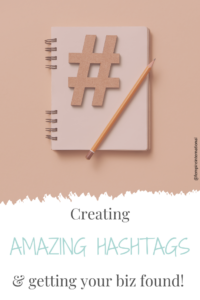 A hashtag symbol written in the notebook with pencil on top. 